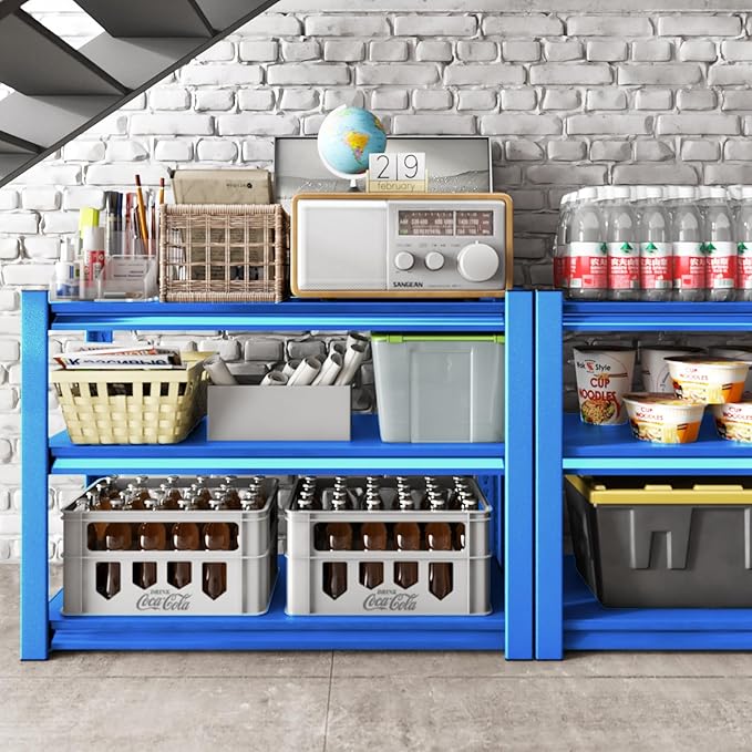 3-Tier Garage Shelving Heavy Duty，48" W Metal Shelving Unit - Image 2