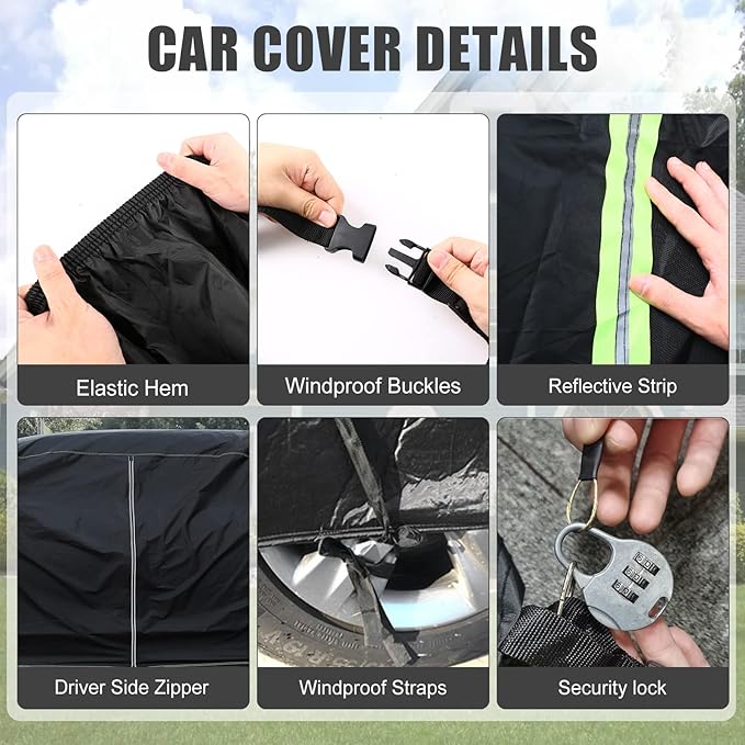 Waterproof Car Cover Compatible - Image 4