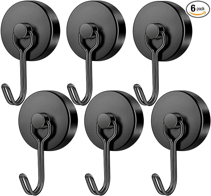 FINDMAG 100lbs+ Magnetic Hooks Heavy Duty, Extra Strong Magnetic Hooks by FINDMAG