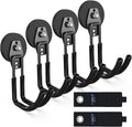 3-H Heavy Duty Magnet Garage Hooks 4 Pack, J Shape Strong Magnetic Hooks by 3-H