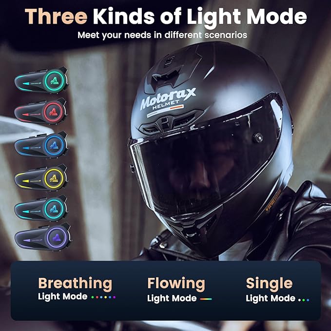 1200mAh Motorcycle Helmet Bluetooth Headset - Image 6
