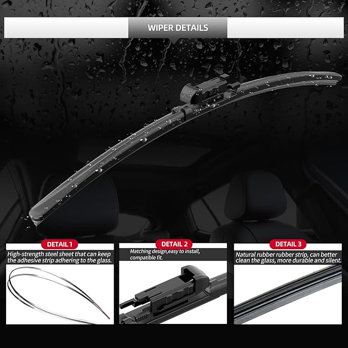 Front Windshield Wipers, 2-Piece Set - Image 4