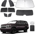 TINGLU Window Shades for Chevrolet Tahoe 2015-2020 Accessories Car Side Full by TINGLU