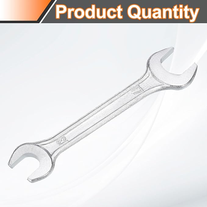 HARFINGTON Double Open End Wrench 13mm x 17mm Metric 15 Degree Offset Angle - Image 3