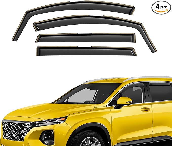 Extra Durable Window Deflectors in-Channel Window Visors Rain Guards Fit by AEROGUYSCustomfitrainguard