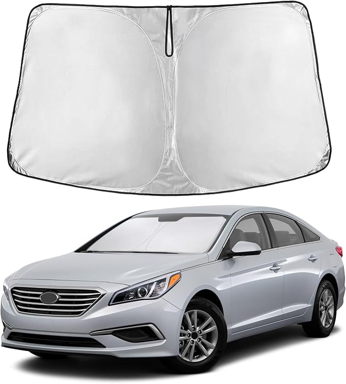 Econour Windshield Sun Shade for 2020-2025 Hyundai Sonata Sedan Custom Fit by EcoNour