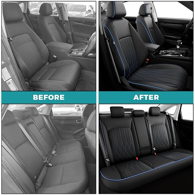 Seat Covers for Honda Civic Hatchback EX, Sport Touring, EXL 2016 2017 2018 - Image 5