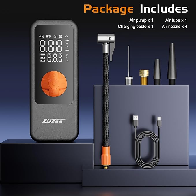Tire Inflator Portable Air Compressor, 4X Faster Inflation & High-Capacity - Image 3