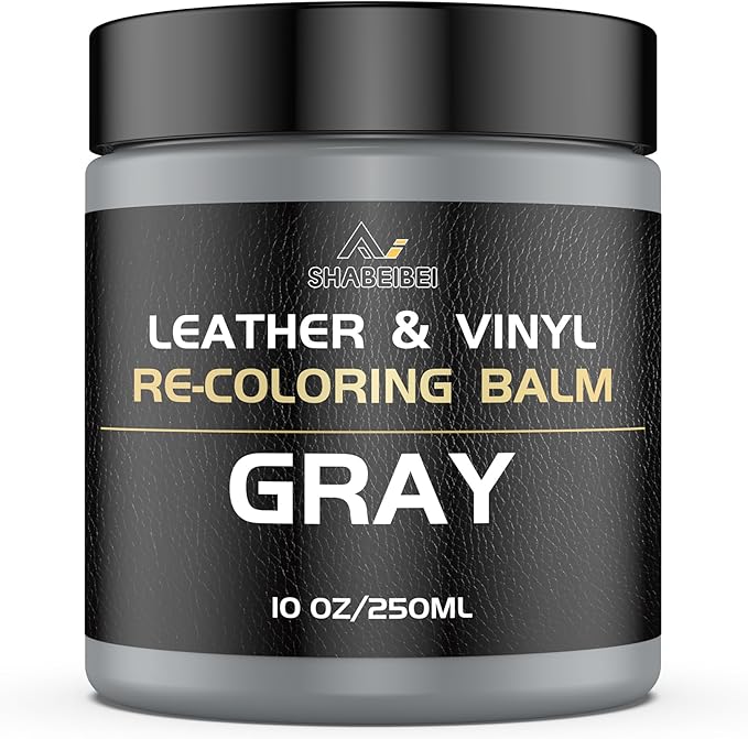 Leather Recoloring Balm, 10oz Leather Color Restorer Leather Repair Kit by SHABEIBEI