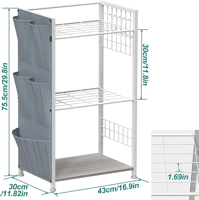 YBING Garden Tool Organizer, Yard Tool Stand - Image 2