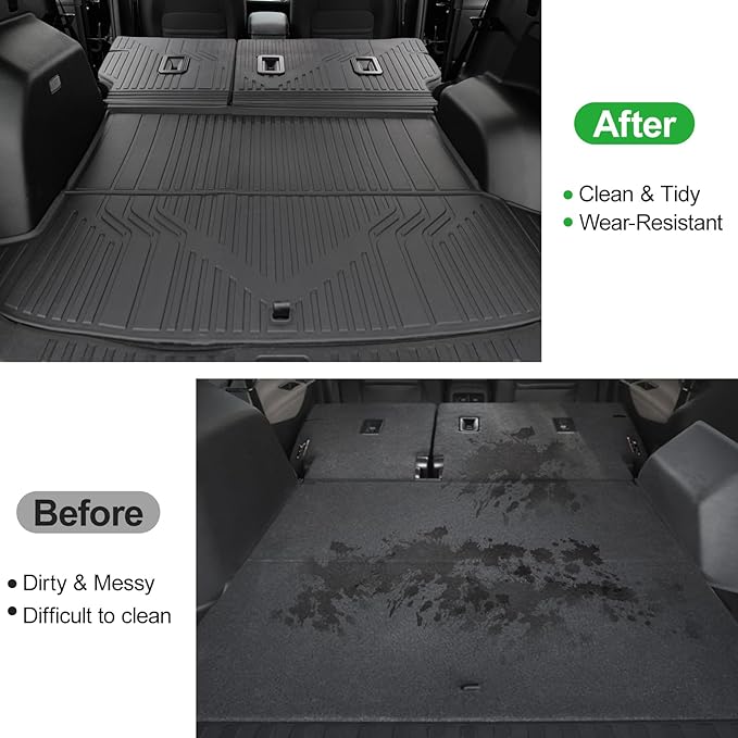 Cargo Liners & Backrest Mat for 2025 2026 Chevy Equinox Fuel/2025 GMC Terrain - Image 7