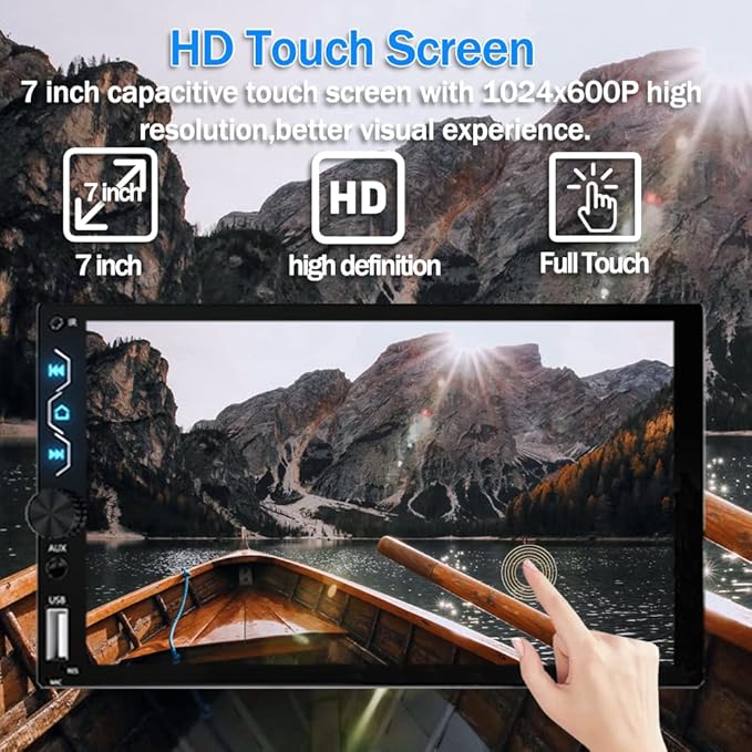 Leadfan Double Din Car Stereo - Image 6