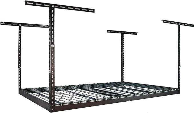 MonsterRax Overhead Garage Storage Racks 4x6, Ceiling Mounted Shelving by MonsterRAXStorageSolutions