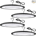4 Pack 300W UFO Led High Bay Light Fixture, 5000K Daylight Commercial Shop Bay by YANYCN