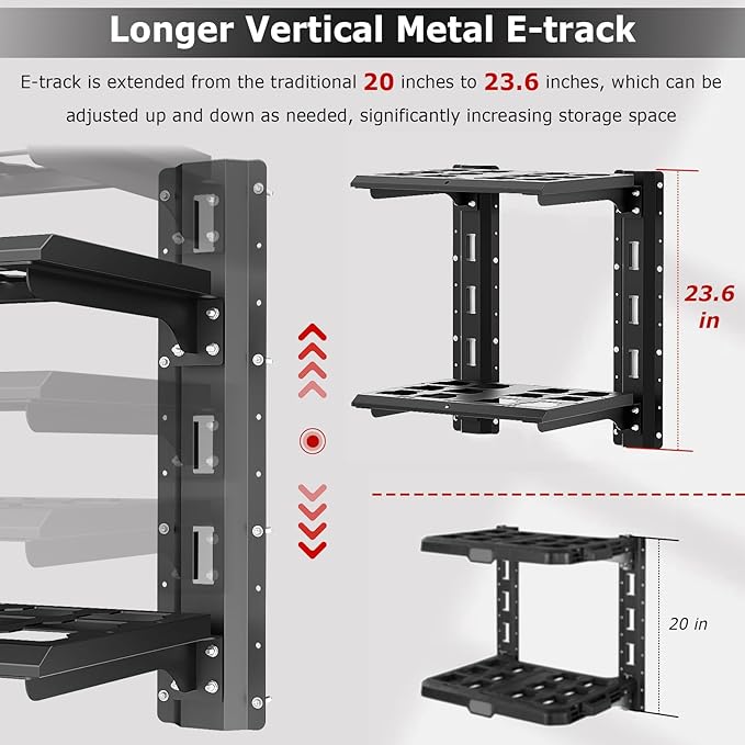 Upgraded Carbon Steel 2-Shelf Racking Kit, 48-22-8480 Compatible - Image 5