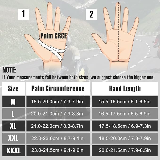 COFIT Motorcycle Gloves Breathable, Touchscreen Motorbike Gloves Anti-Slip - Image 5