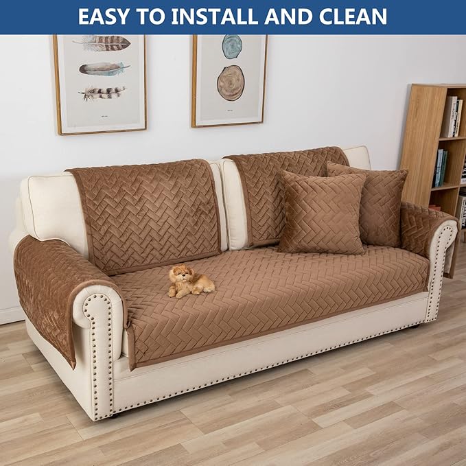 Eismodra Couch Cover, Sectional Couch Covers, Sofa Covers - Image 7