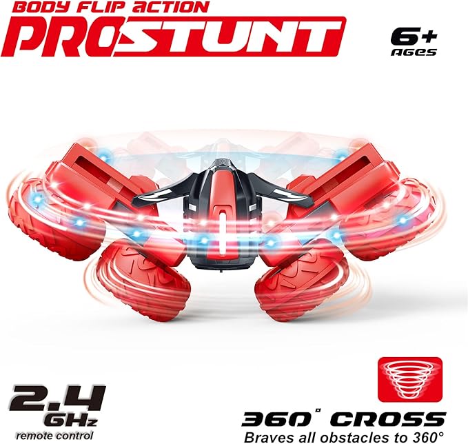 Threeking RC Stunt Car Remote Control Cars - Image 2