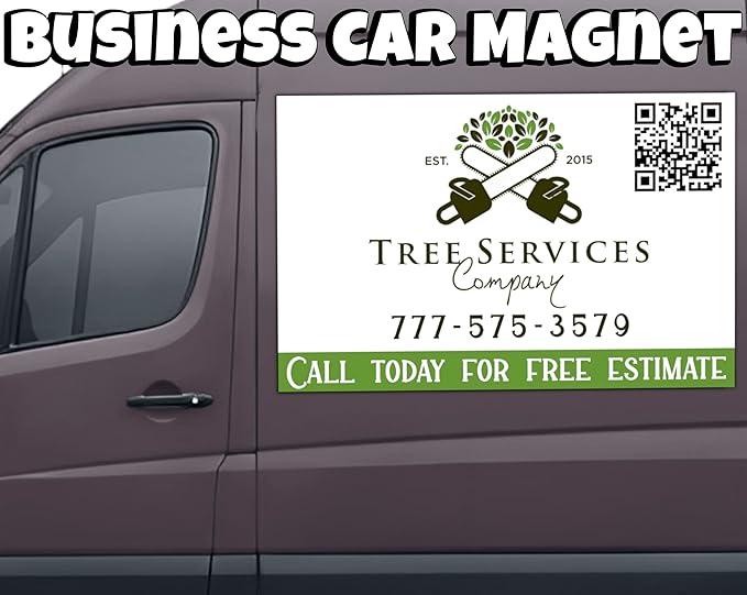 My Happy Customized Gifts Custom and Professional Logo Magnet Sign Personalized - Image 6