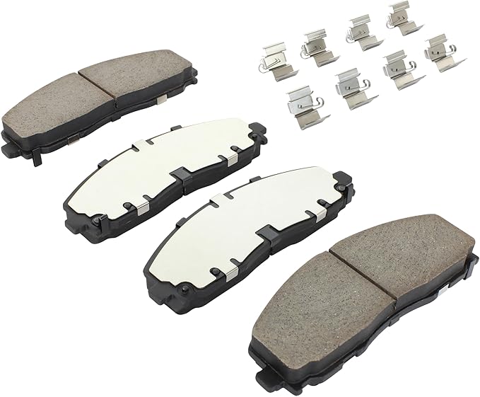 Premium Ceramic Front Brake Pads Compatible - Image 2