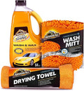 Armor All Car Wash Kit, Includes Car Wash Soap, Wash Mitt & Microfiber Towel by ArmorAll