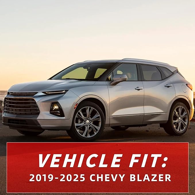 in Channel Rain Guards Fit for Chevrolet Chevy Blazer 2019 2020 2021 2022 2023 - Image 2