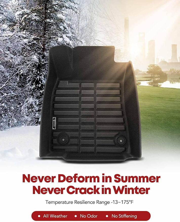 YHTAUTO Automotive All Weather Floor Mats Compatible - Image 8