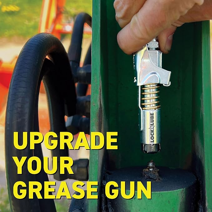 LockNLube Grease Gun Coupler locks onto Zerk fittings. Grease goes in, not on - Image 3
