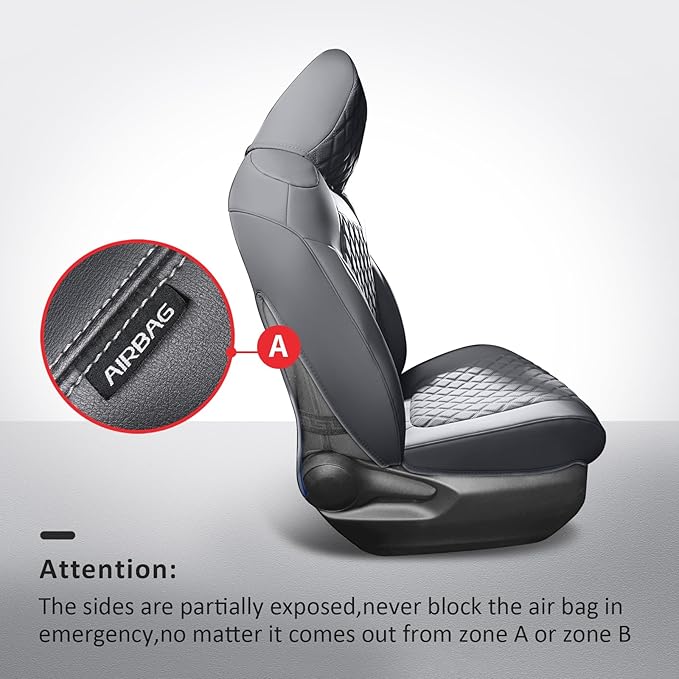 MIROZO Seat Covers for Rav4, Waterproof Car Seat Covers Compatible - Image 2
