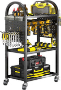 WAROME Power Tool Organizer for Garage, Heavy Duty Tools Holder Storage Rack On by Warome