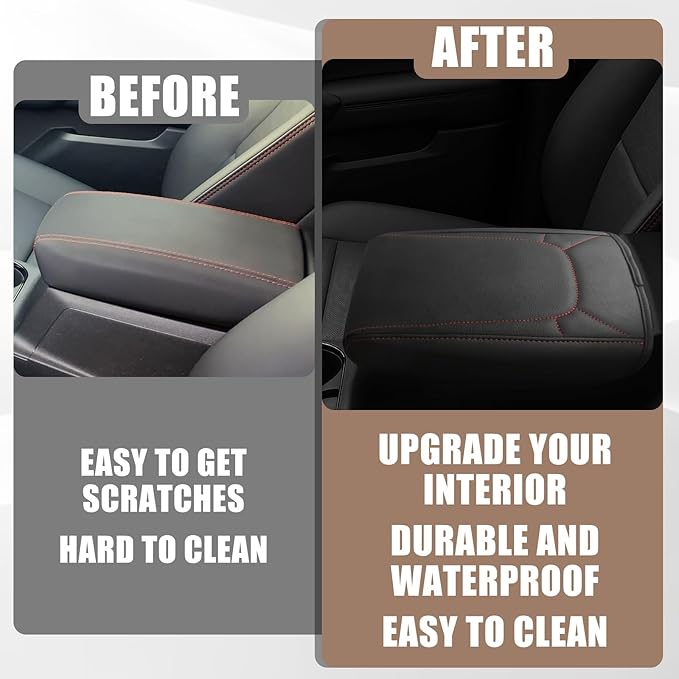 Muslogy Center Console Armrest Cover Compatible - Image 5