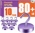 Neosmuk Magnetic Hooks, Cruise Ship Essentials, 80lb+ Heavy Duty Magnetic Hooks by Neosmuk