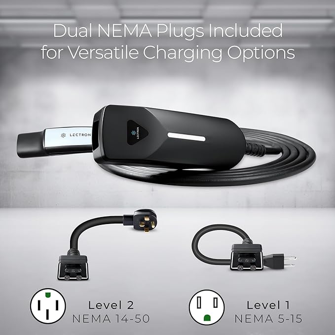 Lectron Level 1/2 Tesla NACS EV Charger - Image 2
