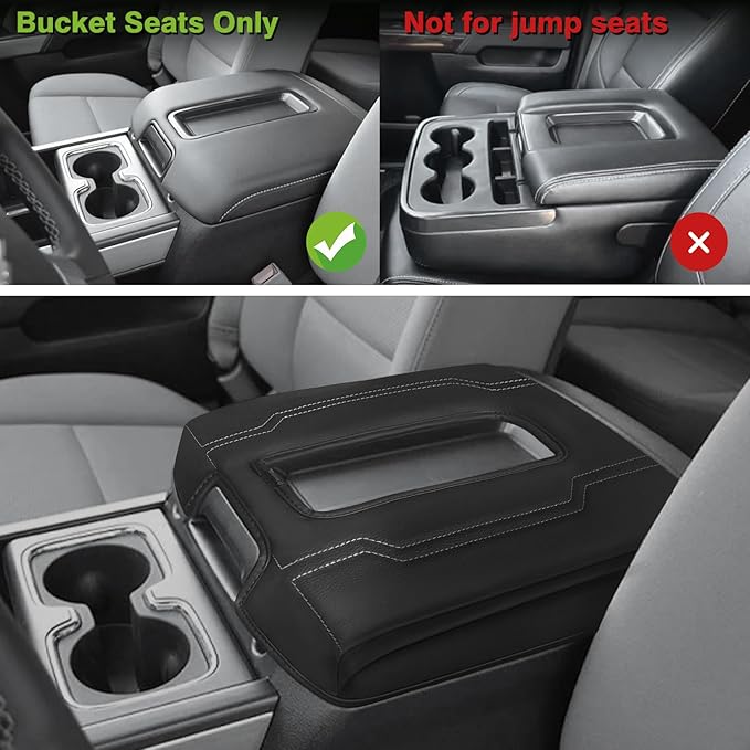 Muslogy Center Console Armrest Cover Compatible - Image 5