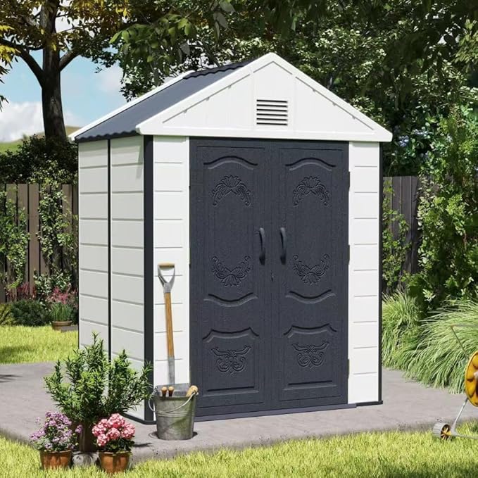 Kingdura 6x4 FT Resin Outdoor Storage Shed - Image 2