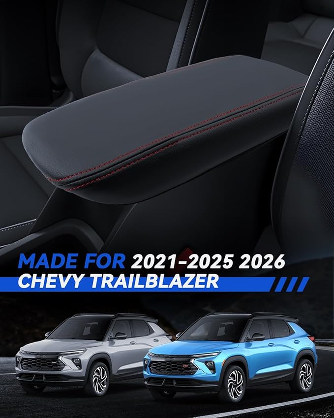 Armrest Cover for Chevy Trailblazer 2021 2022 2023 2024 2025 2026 Accessories - Image 2
