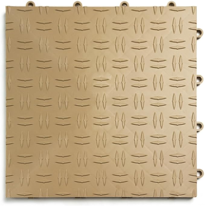 GarageTrac Diamond, Durable Interlocking Modular Garage Flooring Tile by BigFloors