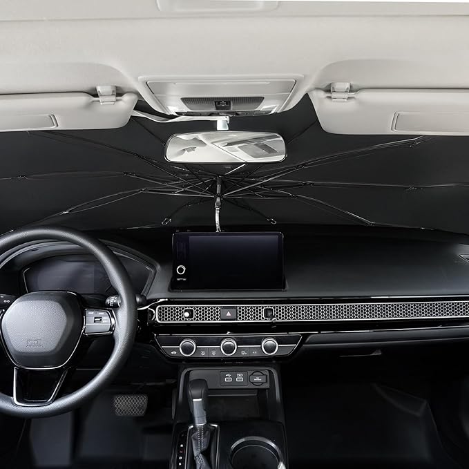 Umbrella Sunshade for Honda Civic 2025 2024 2023 2022 Accessories, Foldable - Image 2
