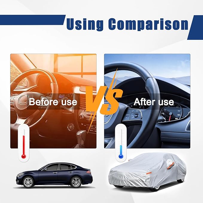Kayme 6 Layers Car Cover Custom Fit - Image 5