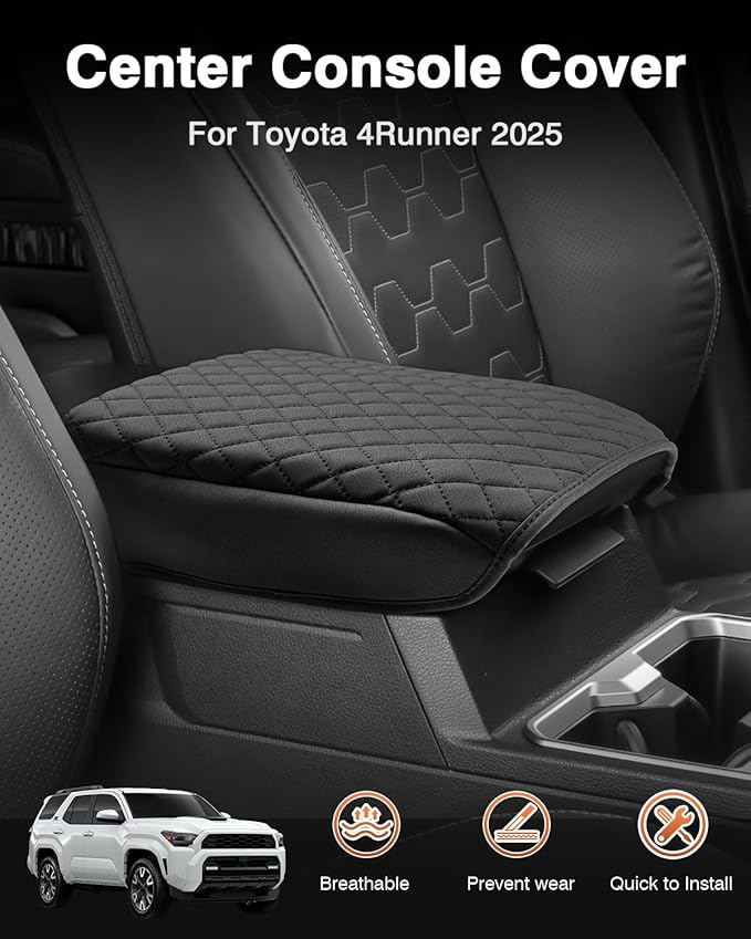 Shademax Custom for 2026 2025 Toyota 4Runner Center Console Cover Armrest Cover - Image 2