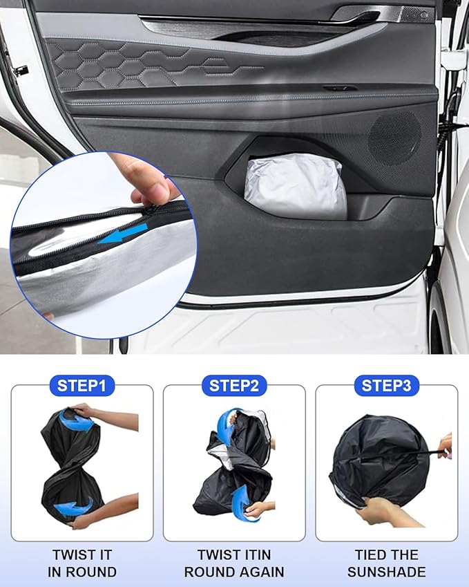 2025 Upgrade Front Windshield Sunshade fit - Image 4