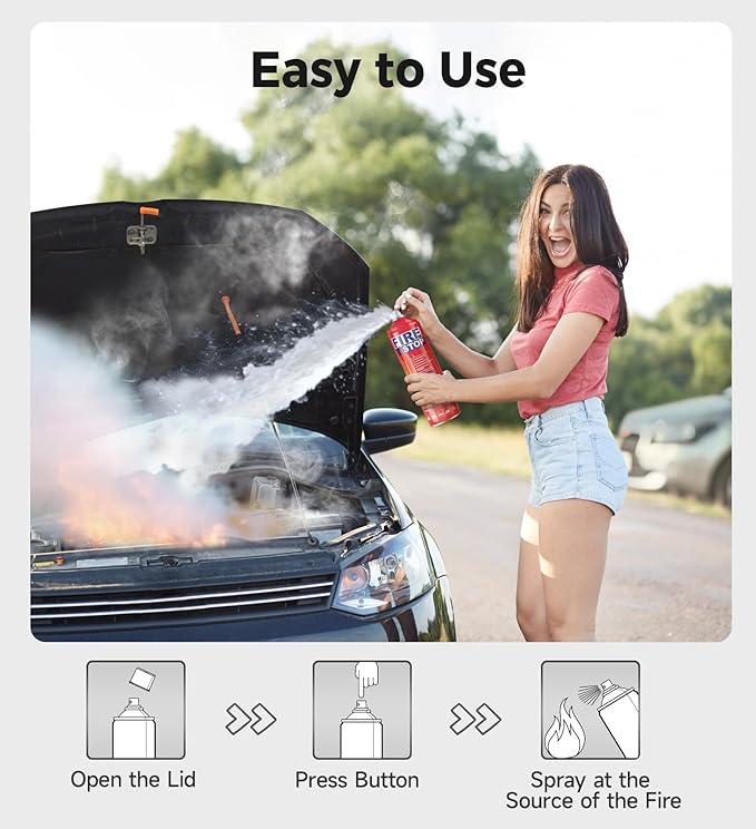 Fire Extinguisher 2-Pack with Mounting Bracket - Image 3
