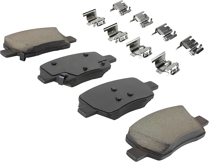 Premium Ceramic Rear Brake Pads Compatible - Image 2