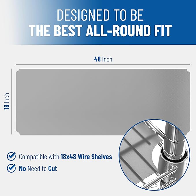 Sterling Shelf Liners Wire Rack Covers: Plastic Shelf Liner Cover - Image 2