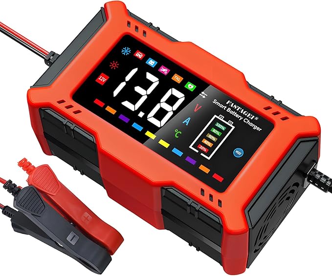 LiFePO4/Lead Acid Battery Charger Smart Battery Trickle Charger 12V 6A - Image 8