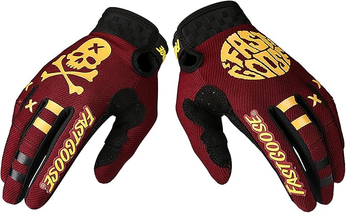 Dirt Bike Motorcycle Gloves for Men Women Finger Touchscreen Motorbike Gloves by QUENLOOP