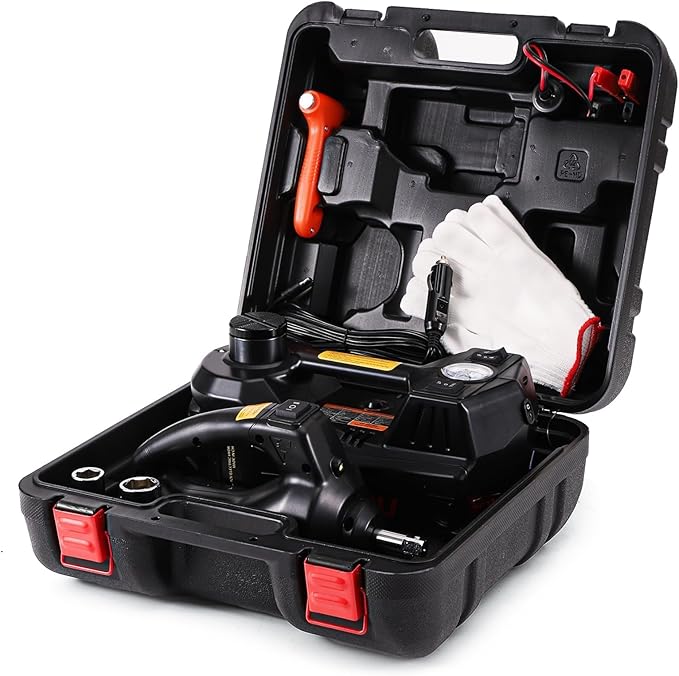 STANDTALL Electric Car Jack Kit 5 Ton 12V Hydraulic Floor Jack by STANDTALL