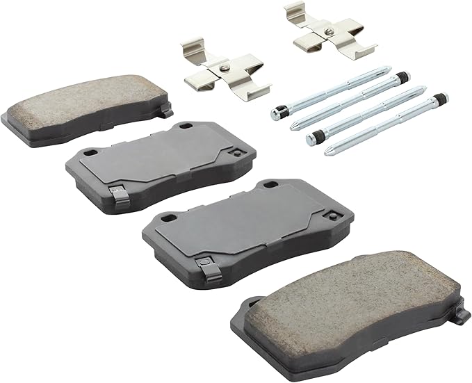 Premium Semi-Metallic Rear Brake Pads Compatible - Image 2