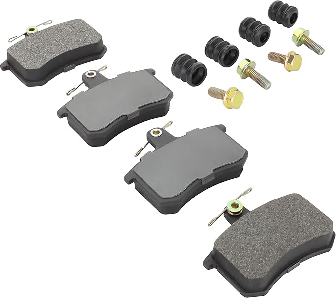 Premium Semi-Metallic Rear Brake Pads Compatible - Image 2
