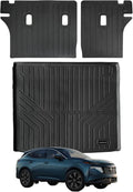 Trunk Mat & Backrest Mat for 2025 Nissan Murano TPE All Weather Protection by SANBAN-AXE